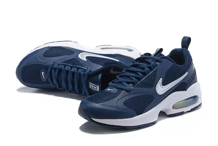 nike air max2 light mesh 2019 leather sneakers blue